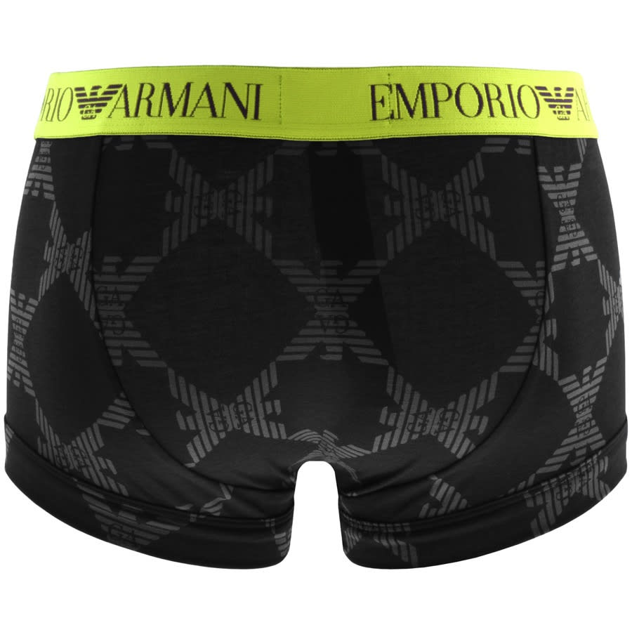 Alternative Image for ProductEmporio Armani Underwear Stretch Trunks Black2